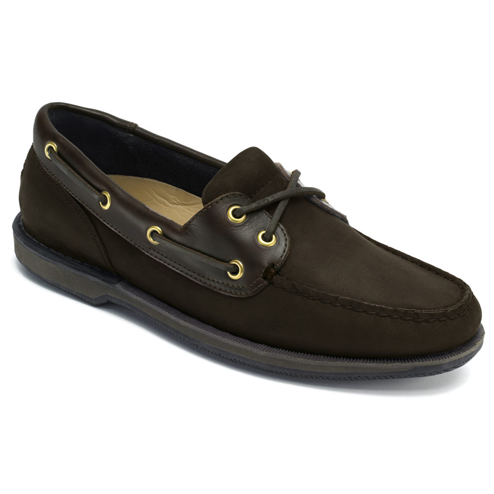 Rockport Boat Shoes For Mens Black - Perth - NW6954273